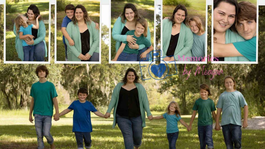 Family in a Central Florida Photoshoot. 